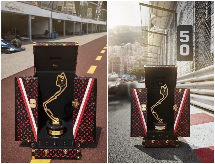 El trofeo del Grand Prix de Mónaco de F1 viaja en Louis Vuitton, ICON